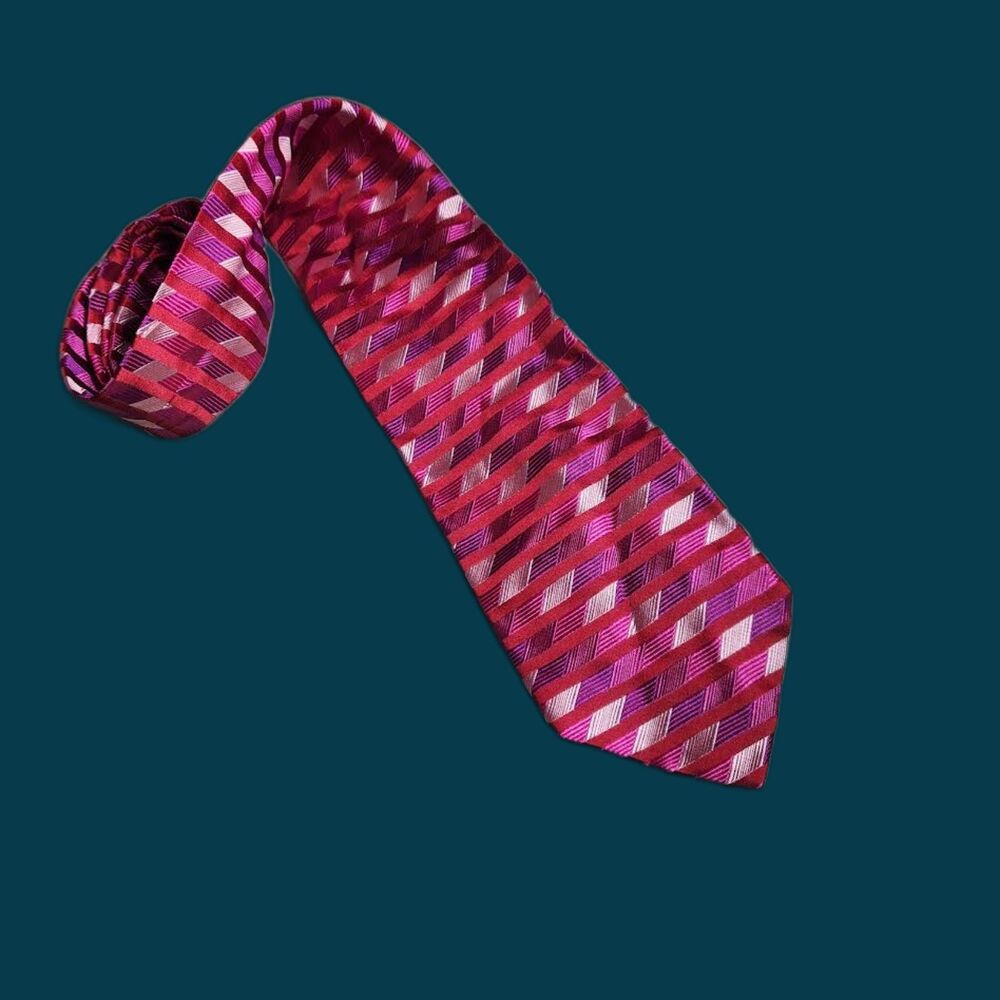Bachrach Made In Italy 100% Men's Silk Tie